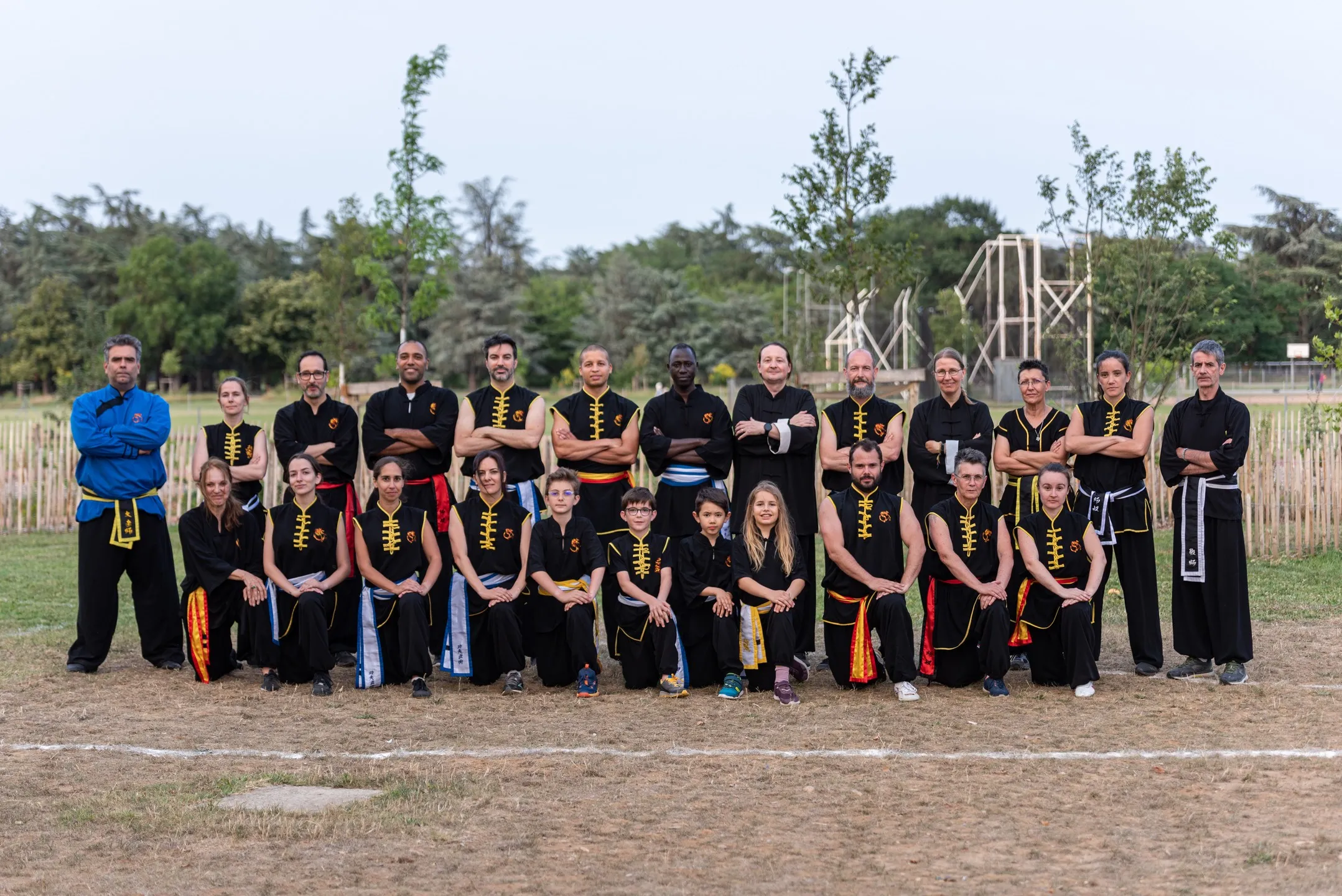 L'équipe de Kung Fu Thieulâm Villeurbanne